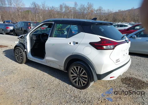 2021 Nissan Kicks Sv Xtronic Cvt из США, поврежденный, VIN 3N1CP5CV6ML487634